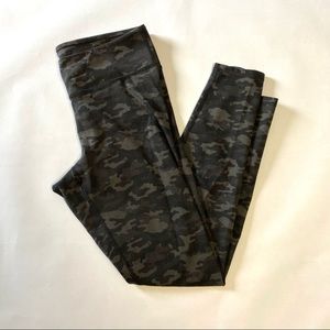 Fabletics Mid-Rise Camo Printed Heathered Leggings